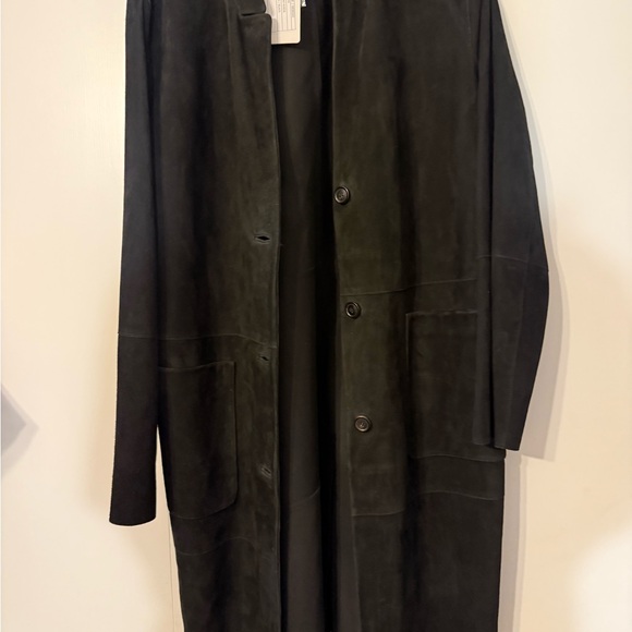 Hyde Fur & Shearling Co. Genuine Shearling Coat – Black Size 42 - Picture 1 of 12
